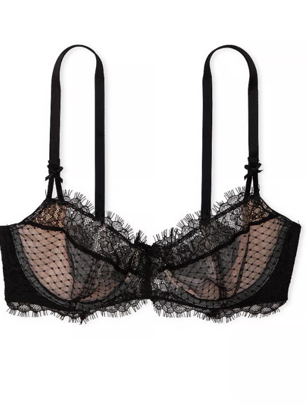 Victoria’s Secret Wicked Lace Unlined Balconette Bra Size 34D